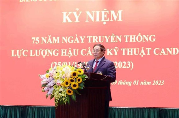 Премьер-министр поздравил милицеиские материально-технические силы с традиционным днем hinh anh 3