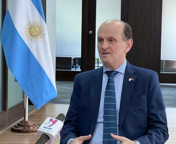 Посол Аргентины: Меры по продвижению экономического роста Вьетнама достоины восхищения hinh anh 1