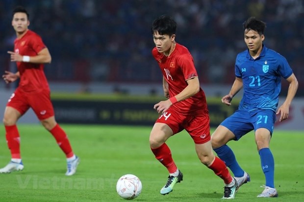 Сборная Вьетнама упустила Кубок АФФ в день прощания с тренером Паком hinh anh 1