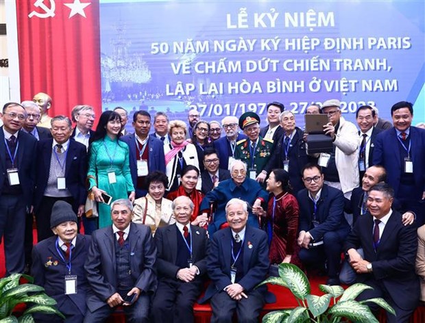Торжество по случаю 50-летия подписания Парижского соглашения о прекращении воины и восстановлении мира во Вьетнаме hinh anh 3