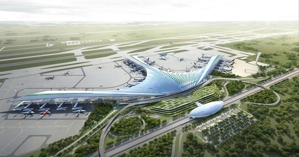 Рабочие будут работать на строительстве аэропорта Лонгтхань во время Тэт hinh anh 1