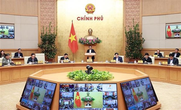Премьер-министр созывает правительственное совещание с местностями hinh anh 1