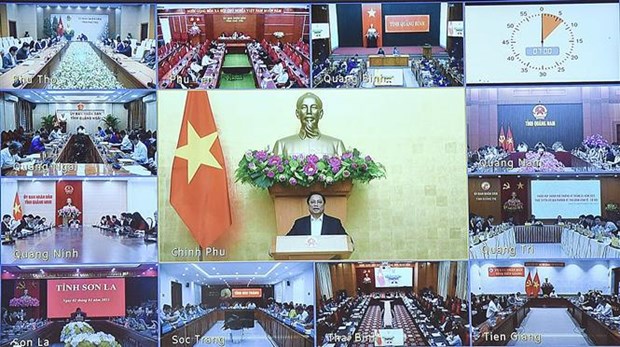Премьер-министр созывает правительственное совещание с местностями hinh anh 2