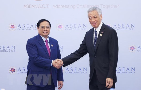 Визит премьер-министра Фам Минь Тьиня укрепляет сингапурско-вьетнамские отношения hinh anh 2