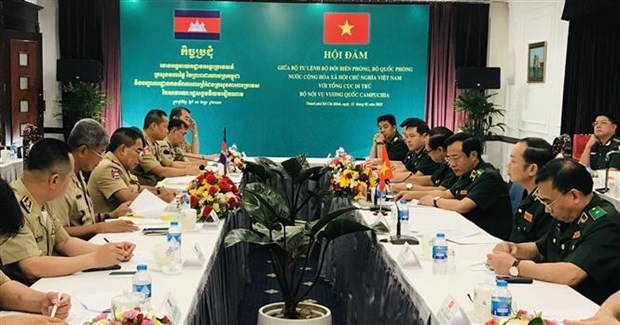 Вьетнам и Камбоджа укрепляют сотрудничество в области охраны и управления границами hinh anh 2