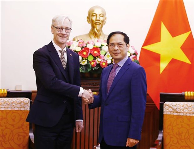 Министр иностранных дел Буи Тхань Шон принял государственного секретаря Норвегии по иностранным делам hinh anh 1