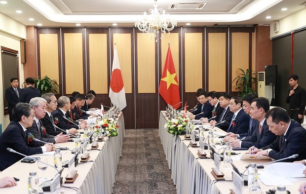 Премьер-министр принял делегацию японских экономических организации hinh anh 1