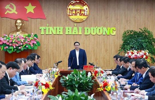 Премьер-министр предложил Хаизыонгу сосредоточиться на зеленом росте по нескольким направлениям hinh anh 1