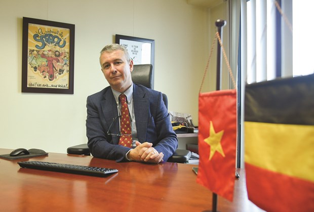 Посол: Вьетнам - ответственныи, надежныи и стабильныи партнер Королевства Бельгия hinh anh 1