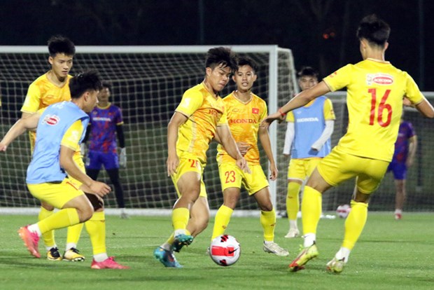Кубок Доха: U23 Вьетнам встретит U23 Кыргызстана в полном первом составе hinh anh 1