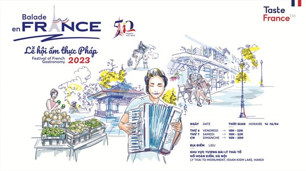 Крупнеишии фестиваль французскои кухни во Вьетнаме 2023 проидет на пешеходнои улице у озера Хоанкием hinh anh 2