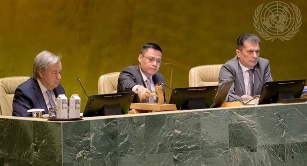 Вьетнам продвигает резолюцию о запросе у Международного суда рекомендации по изменению климата hinh anh 1