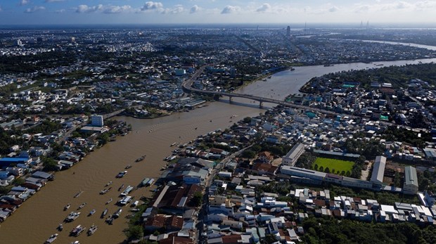В дельте Меконга будет реализовано 16 проектов по реагированию на изменение климата hinh anh 1