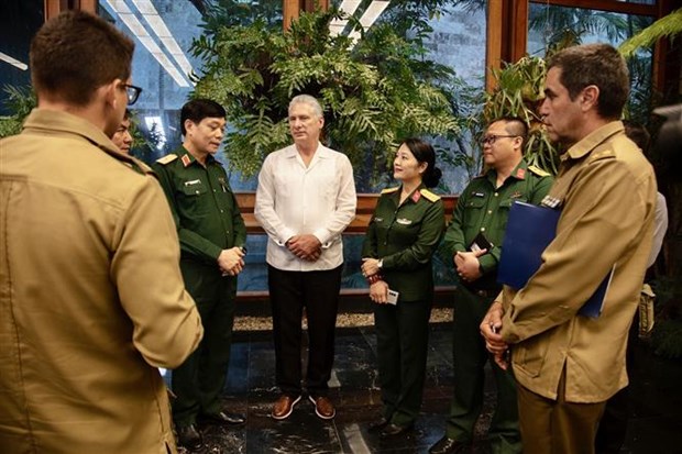 Президент Кубы подтвердил, что она всегда придает большое значение всесторонним отношениям с Вьетнамом hinh anh 2