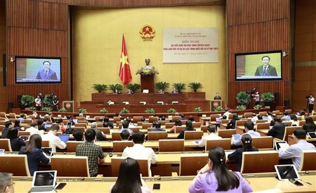 Открылась конференция штатных депутатов Национального Собрания hinh anh 1