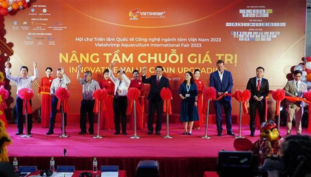Открылась 4-я Вьетнамская международная выставка технологии производства креветок hinh anh 2