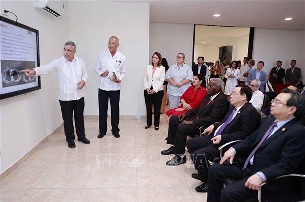 Председатель Национального собрания Вьетнама и Кубы открыли два завода в Зоне особого развития Мариэль hinh anh 3