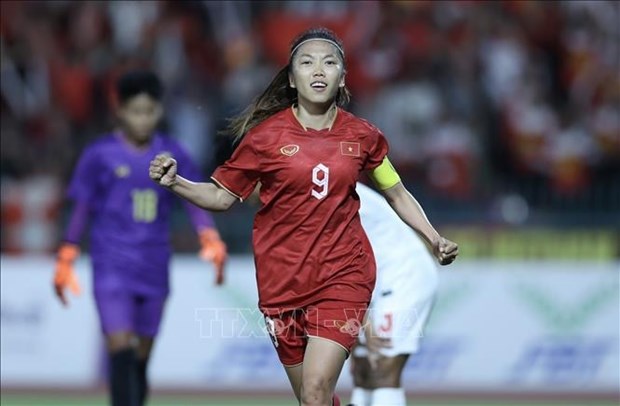 SEA Games 32: вьетнамскии женскии футбол стал четырехкратным чемпионом hinh anh 1
