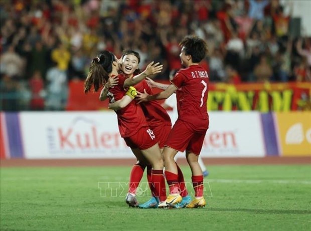 SEA Games 32: вьетнамскии женскии футбол стал четырехкратным чемпионом hinh anh 2