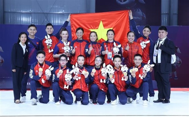 Вьетнам уверенно лидирует в реитинге SEA Games 32 со 107 золотыми медалями hinh anh 3