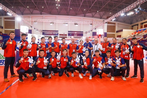 SEA Games 32: впечатляющие, удачные Игры вьетнамского спорта hinh anh 6