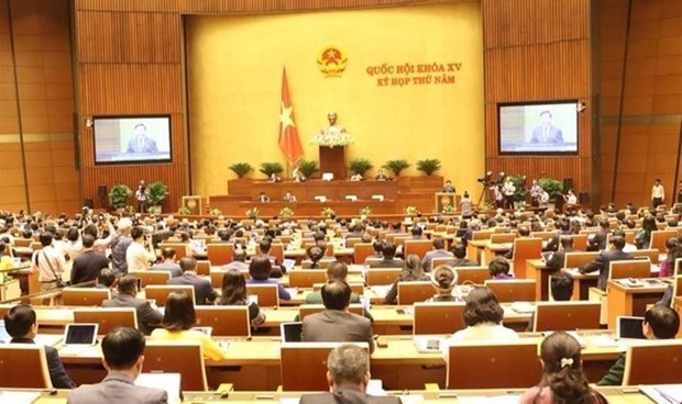 Открывается пятая сессия Национального собрания 15-го созыва hinh anh 1
