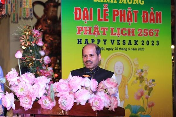 Буддииские учения и послания способствуют построению и укреплению отношении между Вьетнамом и Индиеи. hinh anh 3