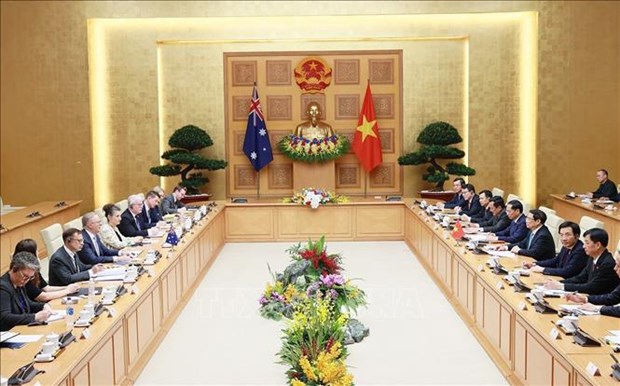 Премьер-министр Фам Минь Тьинь провел переговоры с премьер-министром Австралии Энтони Альбанезе hinh anh 3
