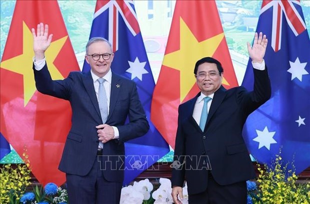 Премьер-министр Австралии завершает визит во Вьетнам hinh anh 1