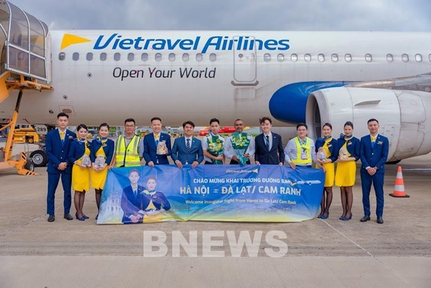 Авиакомпания Vietravel Airlines открывает маршрут из столицы в Далат, Камрань hinh anh 1