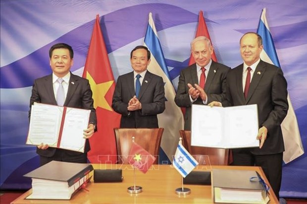 Вьетнам и Израиль подписали соглашение о свободнои торговле hinh anh 1