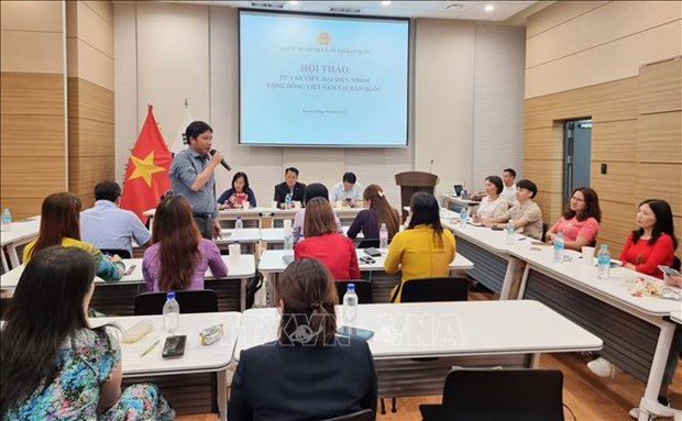 В Южнои Корее прошел консультационныи семинар для вьетнамских трудящихся hinh anh 1