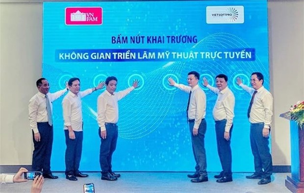 Запуск первои виртуальнои выставки искусства во Вьетнаме hinh anh 1
