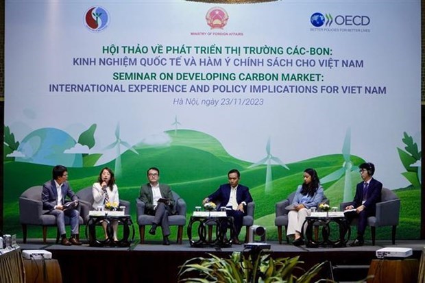Вьетнам продвигает международное сотрудничество в развитии углеродного рынка hinh anh 1