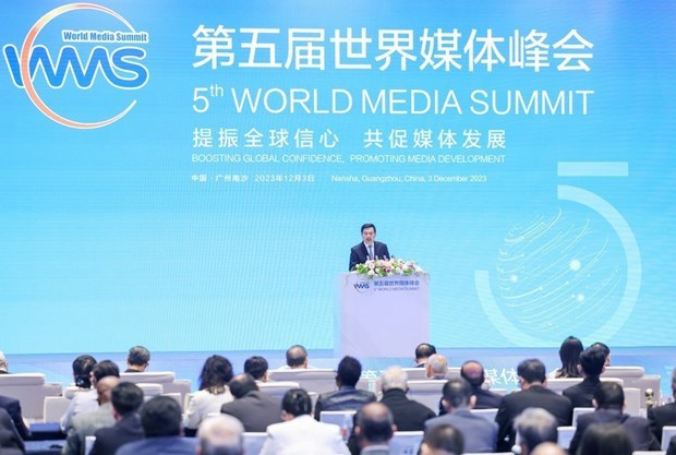 ВИА принимает участие в пятом Всемирном медиа-саммите в Китае hinh anh 1