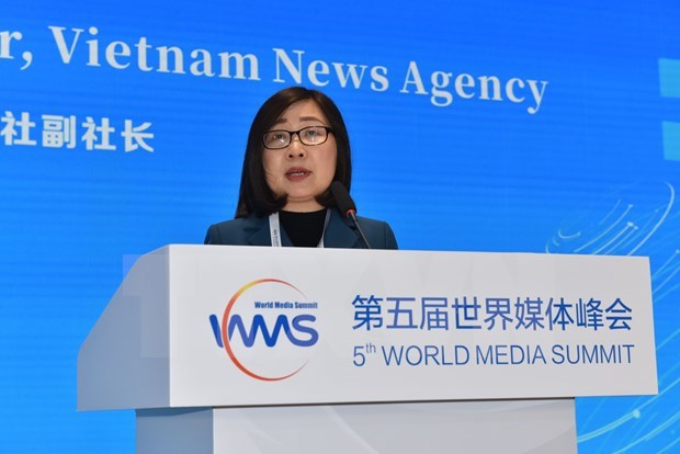 ВИА принимает участие в пятом Всемирном медиа-саммите в Китае hinh anh 2