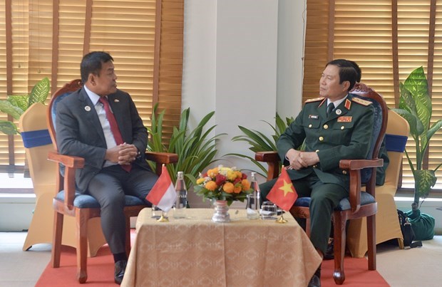Вьетнам укрепляет оборонные связи с Индонезиеи и Филиппинами hinh anh 1