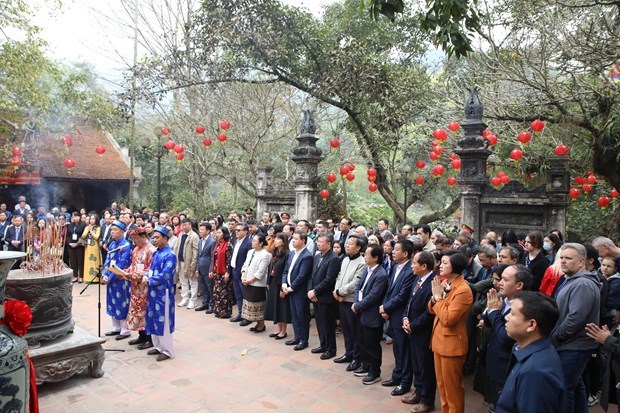 Иностранные дипломаты присоединялись к весеннему туру дружбы в Ханое hinh anh 1