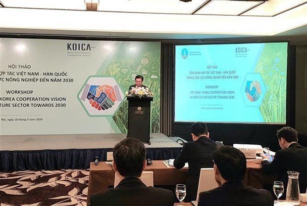 Вьетнам и Республика Корея укрепляют сотрудничество в сфере инвестиции и улучшения ценностнои цепочки в аграрном секторе hinh anh 1