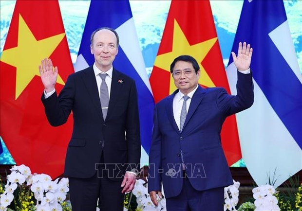 Премьер-министр Вьетнама встретился со спикером парламента Финляндии hinh anh 1