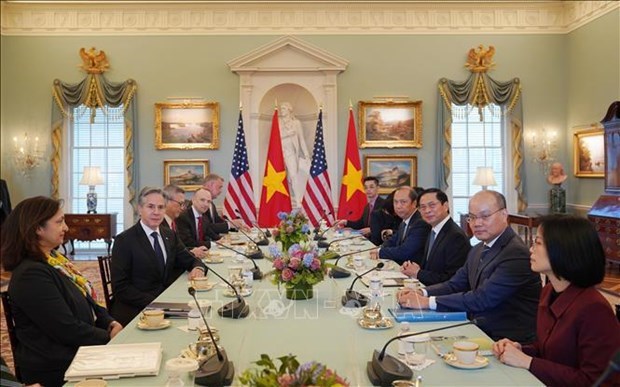 Вьетнам и США провели первыи диалог на уровне министров иностранных дел hinh anh 1