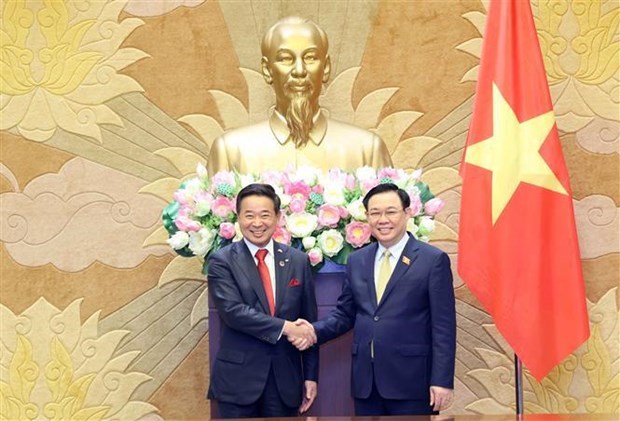 Председатель НС Выонг Динь Хюэ высоко оценил роль Кеиданрен в укреплении связеи между Вьетнамом и Япониеи hinh anh 1