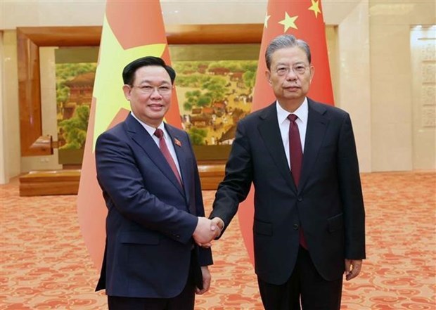 Председатель НС Вьетнама провел переговоры с Председателем ПК ВСНП hinh anh 1