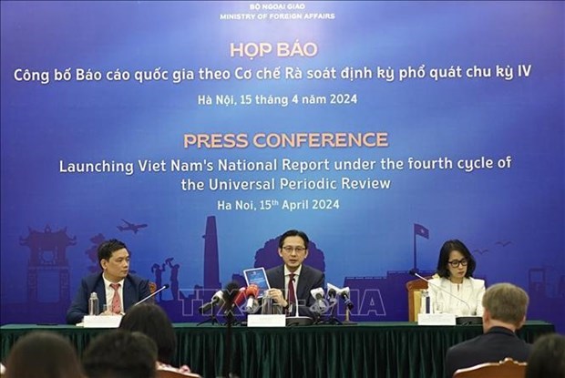 Объявлен национальныи доклад Вьетнама в рамках 4-го цикла УПО hinh anh 1