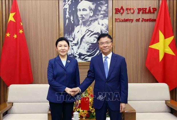Вьетнам и Китаи наращивают сотрудничество в сфере права и юстиции hinh anh 1