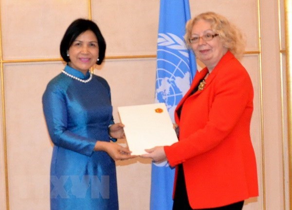 Посол Вьетнама встретилась с генеральным директором Отделения ООН в Женеве ​ hinh anh 1