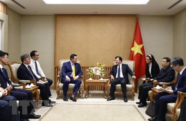 Заместитель премьер-министра принимает инвесторов, заинтересованных в развитии СПГ во Вьетнаме hinh anh 1