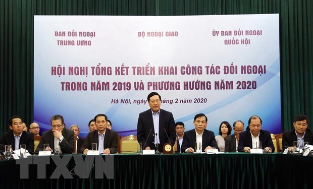 Ежегодное собрание обсуждает дипломатическую работу в 2020 году hinh anh 1