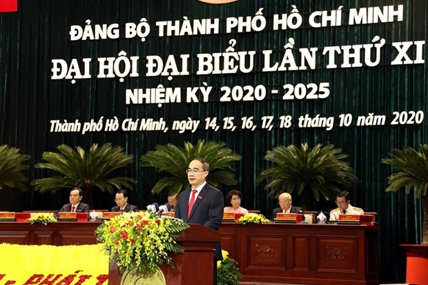 Премьер-министр принял участие в конференции партиинои организации города Хошимина hinh anh 6