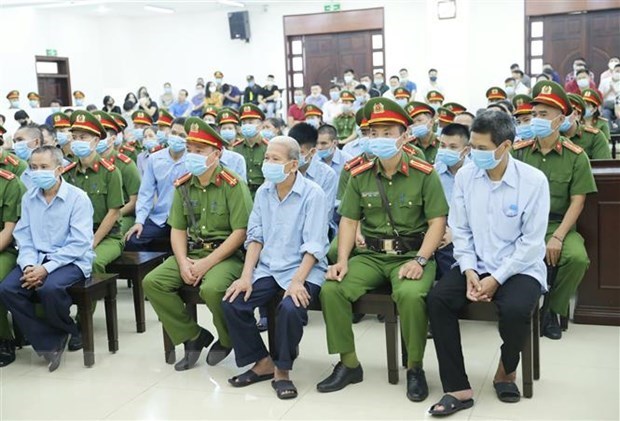 Дело Донгтама: четверо подсудимых признали себя виновными в оказании сопротивления офицерам hinh anh 1